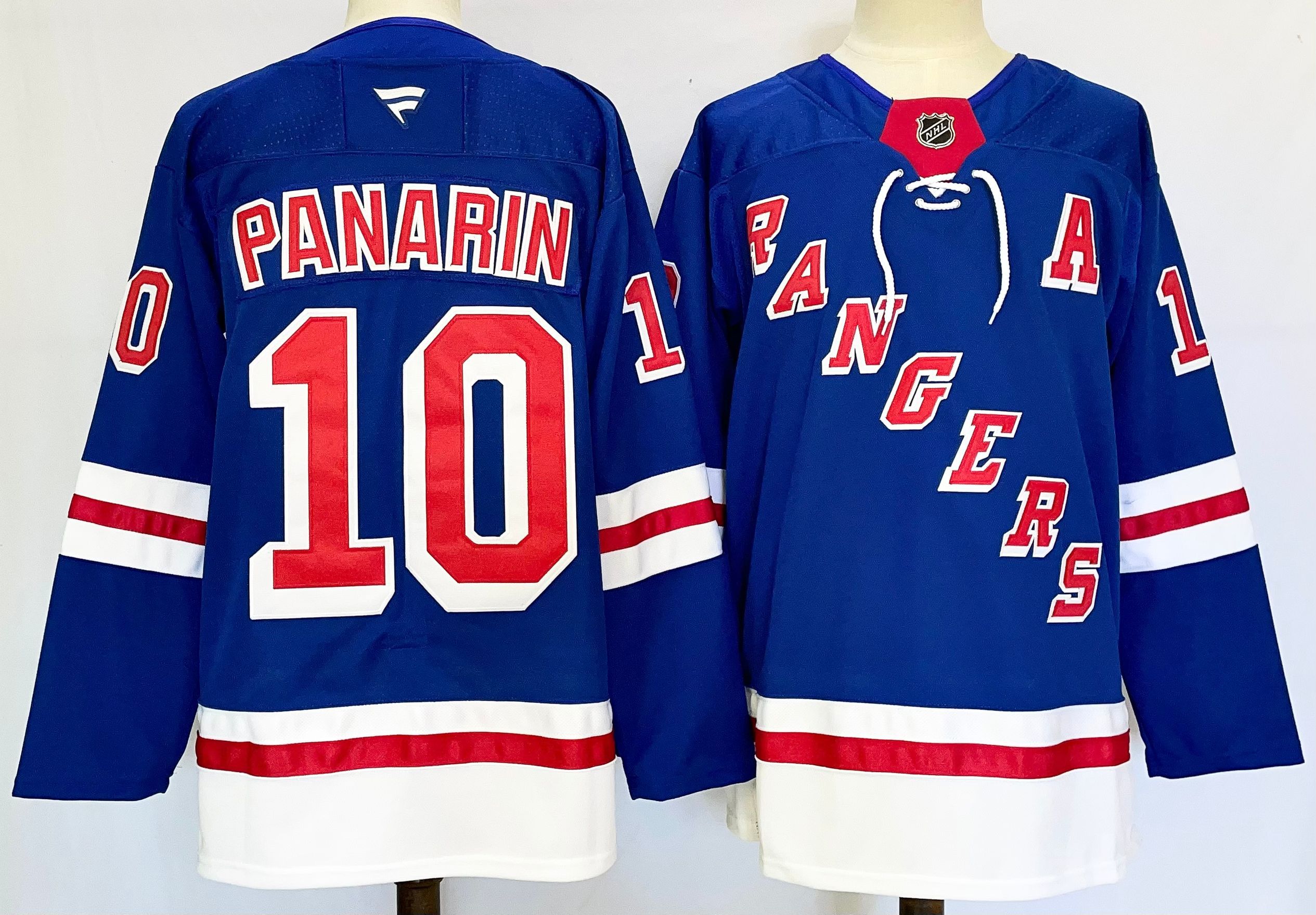 Men New York Rangers #10 Panarin Blue 2025 Home Premier Player NHL Jersey